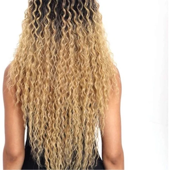 28'' OMBRE DEEP Wavy LACE Wig NEW